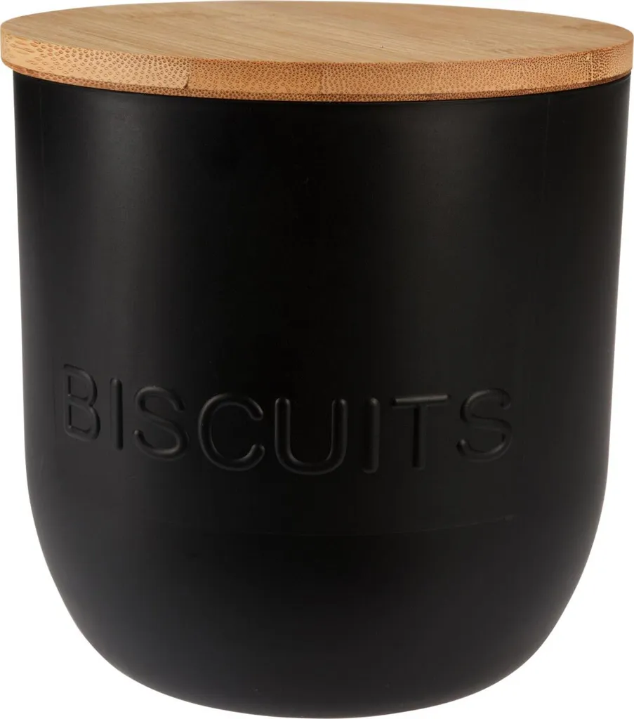 Bocal de stockage en verre 1700 ml et son couvercle bambou pour la cuisine