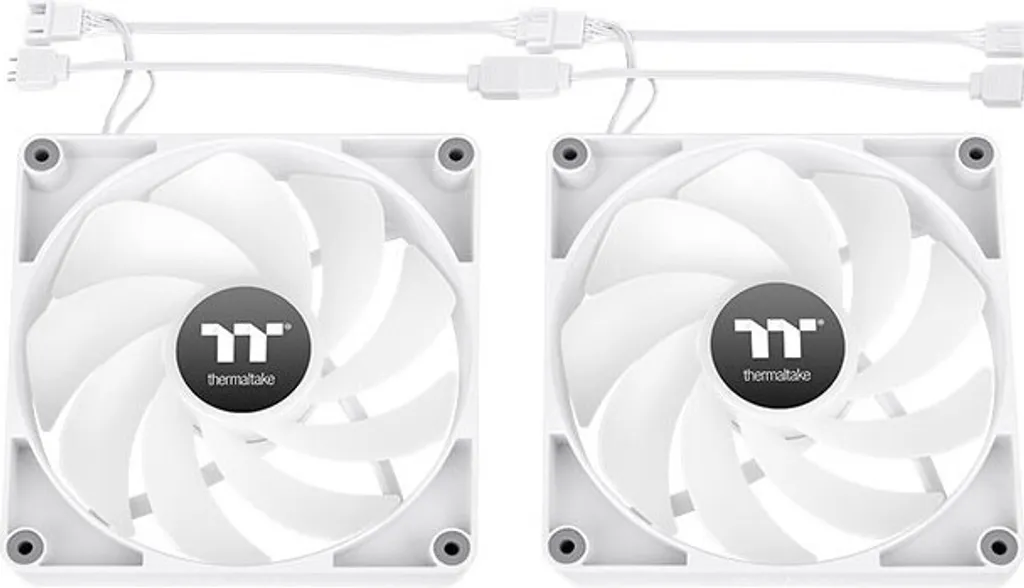 Thermaltake CT120 Reverse ARGB Sync White Pack da 2 - Ventilatore 120mm - 6