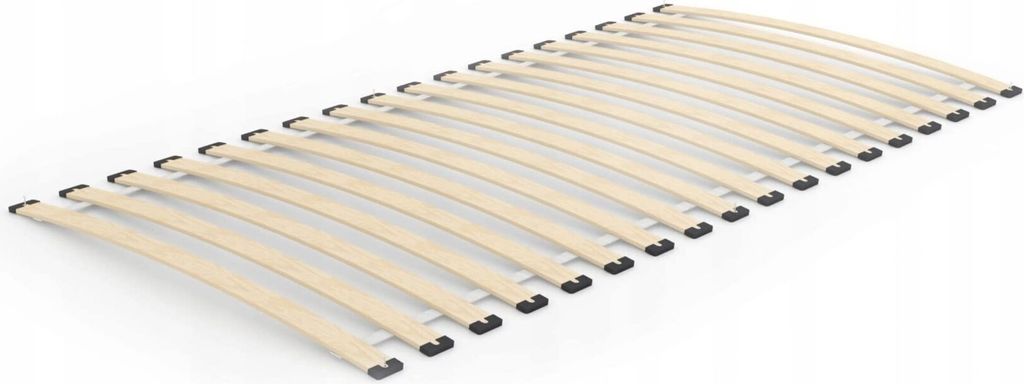 BDW, Flex Rolllattenrost Sperrholz, Bett & Matratze, 190x90cm, 16 Streifen