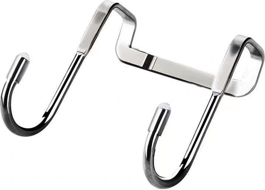 Türhaken aus Edelstahl, S-förmiger Doppelhaken, rostbeständig, langlebig, Handtuchhalter für Küche und Bad