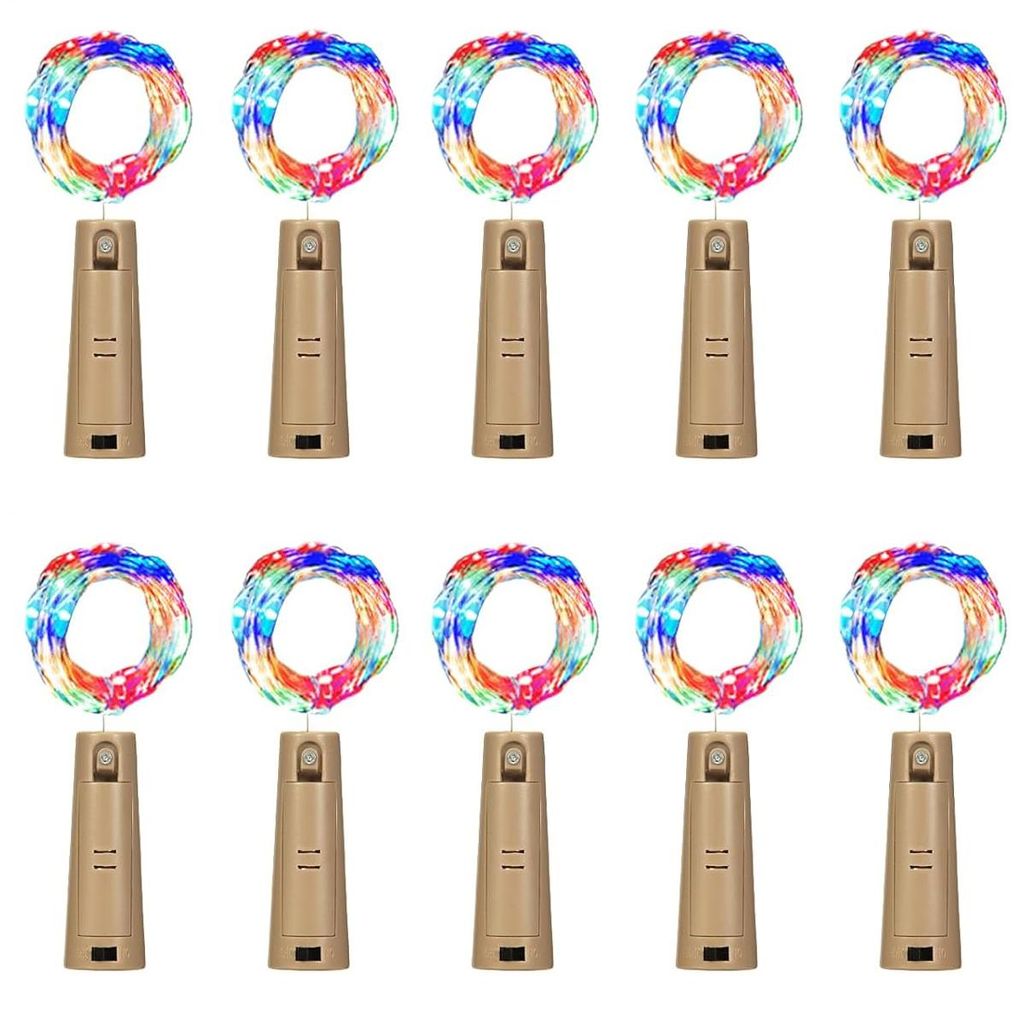 LED Flaschenlichterkette mit Korken – 10er Set, je 2 m, 20 Produktbild 