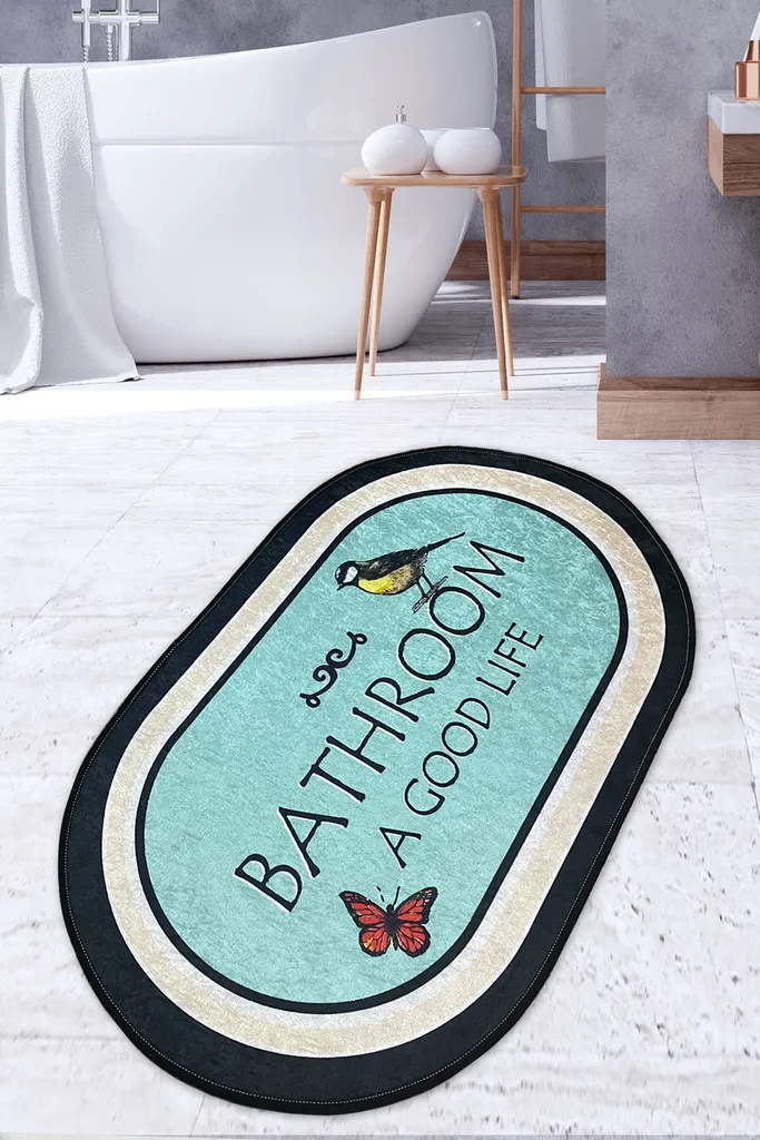 Molla-CHL5377 Mijolnir Tapis de Bain Multicolore 100% Polyester 700g/m²