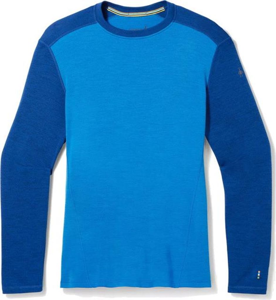 Unterwäsche SMARTWOOL M CLASSIC THERMAL MERINO BL CREW BOXED für Herren, Blueberry Hill-Laguna Blue Größe: 2XL