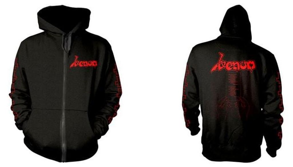 Venom Kapuzenpullover Herren At War With Satan schwarz M