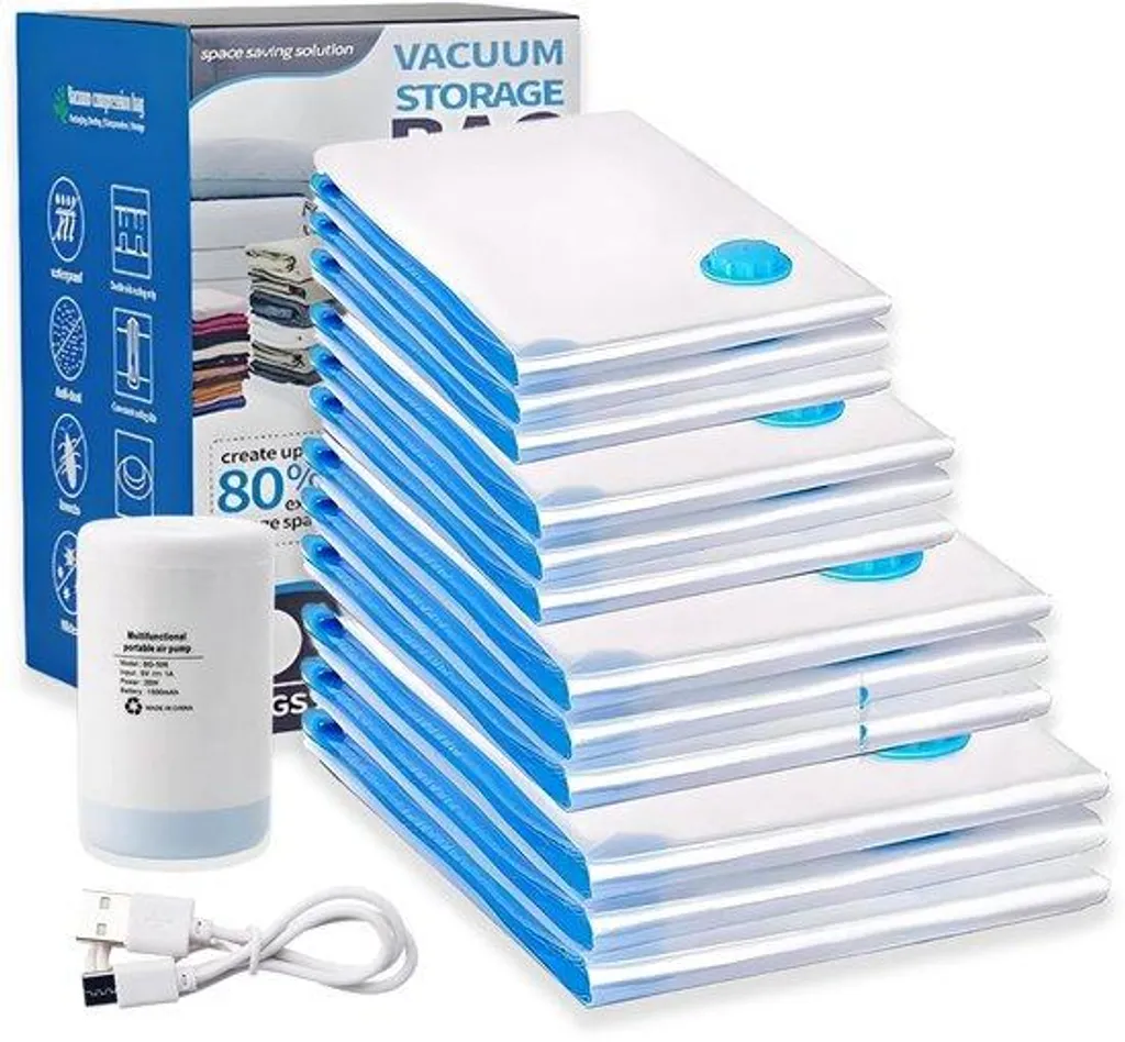 Sacs aspirateur compacts lot de 16 contre poussière et allergènes
