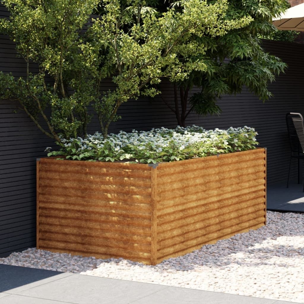 vidaXL Hochbeet 196x100x69 cm Cortenstahl Produktbild 