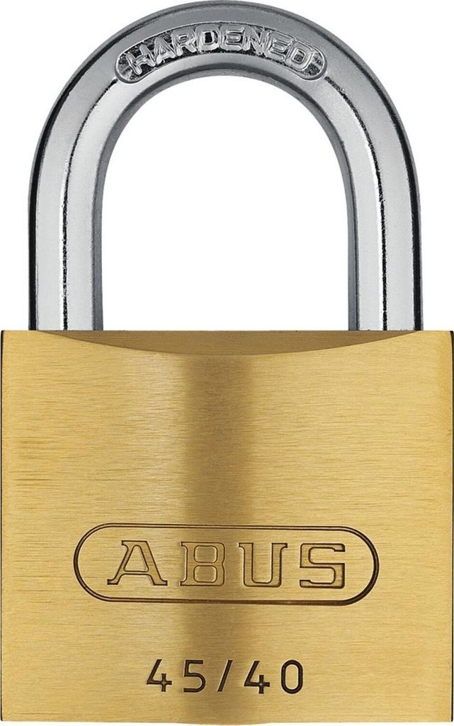 ABUS Messing Hangschloss 45/40 Lock-Tag Vorhängeschloss Bügelschloss