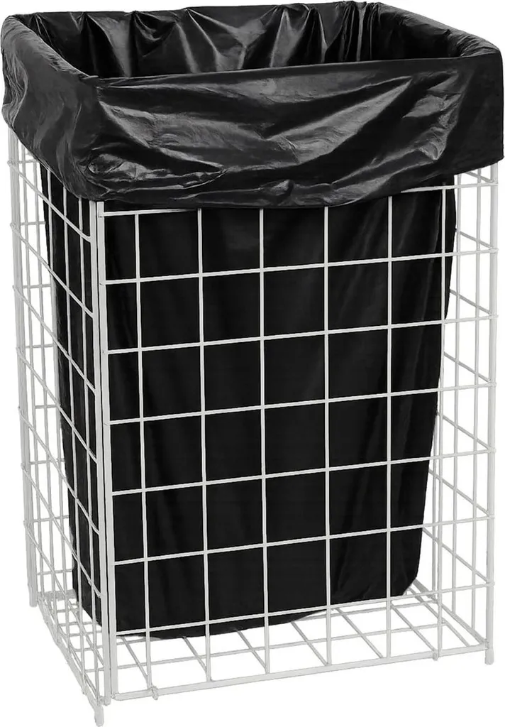 Corbeille maille métal 60L - Poubelle anti-odeur pour bureau pro - 4