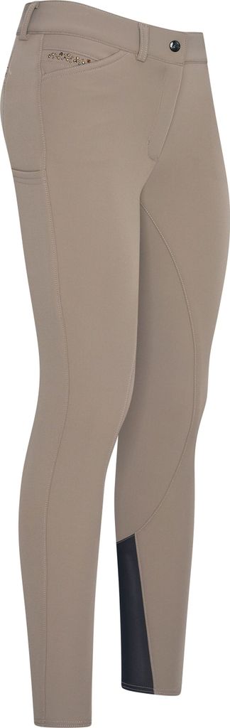 Euro-Star Reithose Arista Full Grip Fashion Diamond Winter Chocolate chip HW 2022, Größe:34