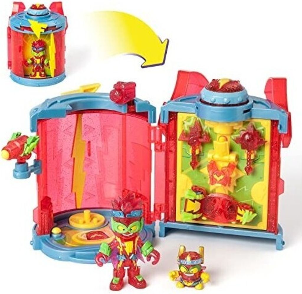 A toy playset with action figures.