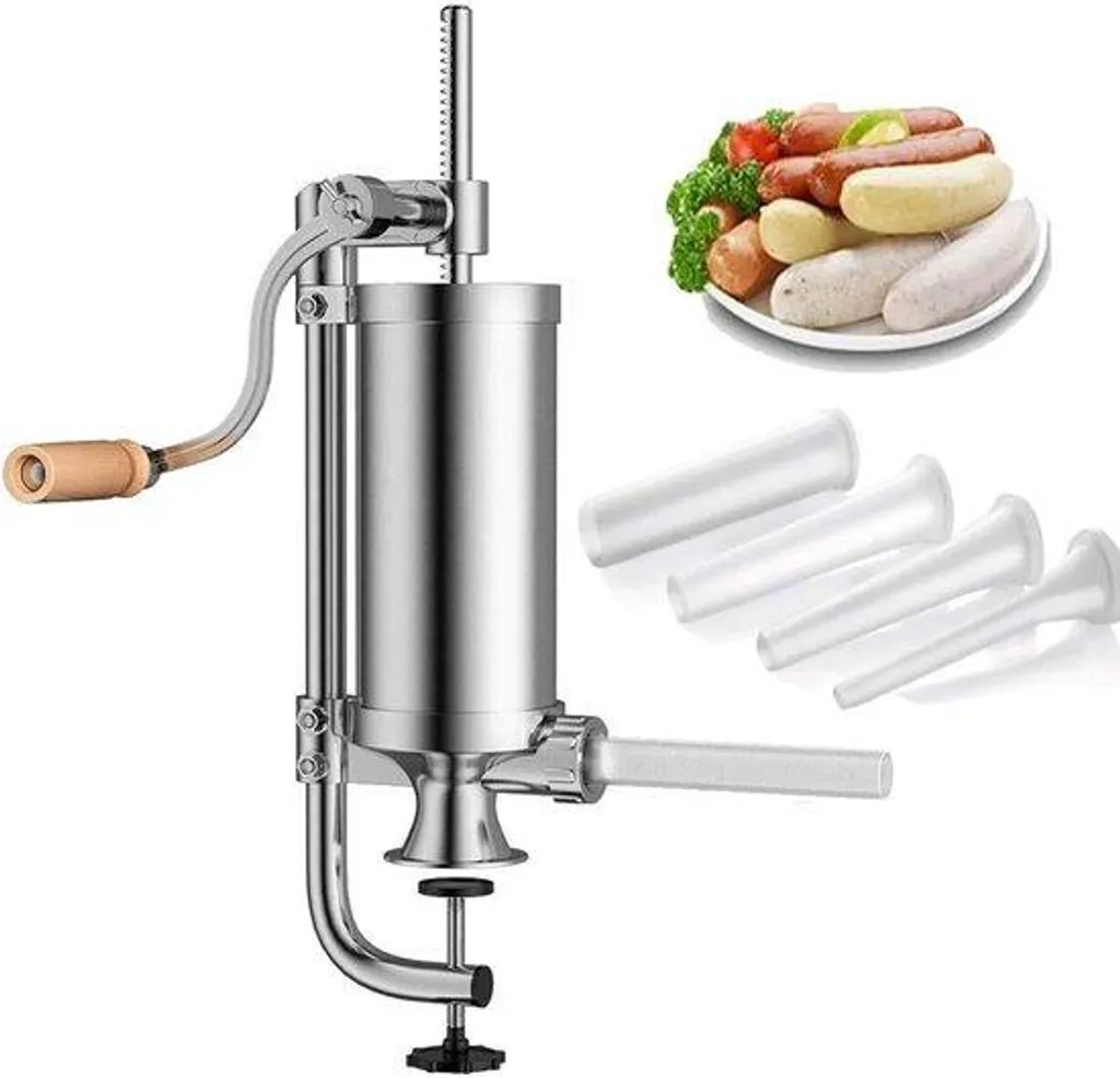Machine à Saucisse Manuelle inox : pourfarcir facilement vos viandes