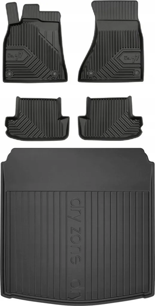 Audi A5 8T Coupe Tappetini Gomma - Set 77 per Protezione Estrema