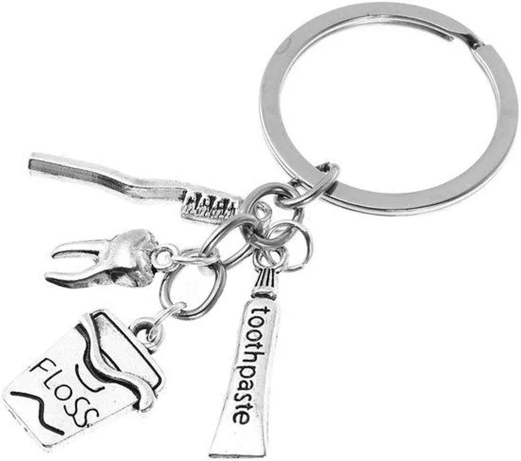 Porte-clés métal robuste pour ne plus perdre vos clés, look dentifrice