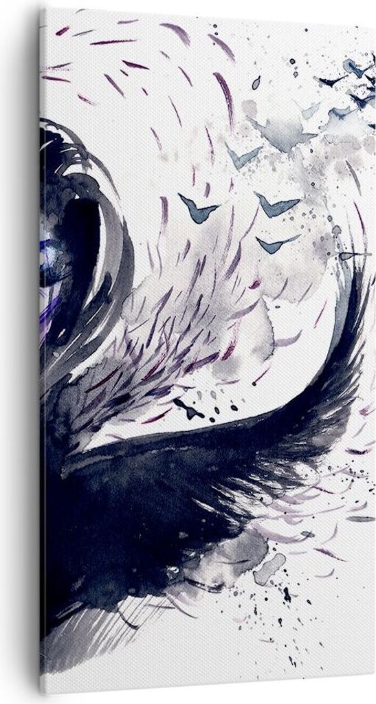 Bild auf Leinwand - Leinwandbild - Erwachsene emotional Fantasie - 55x100cm - Wand Bild - Wanddeko - Leinwanddruck - Bilder - Kunstdruck - Wanddeko...