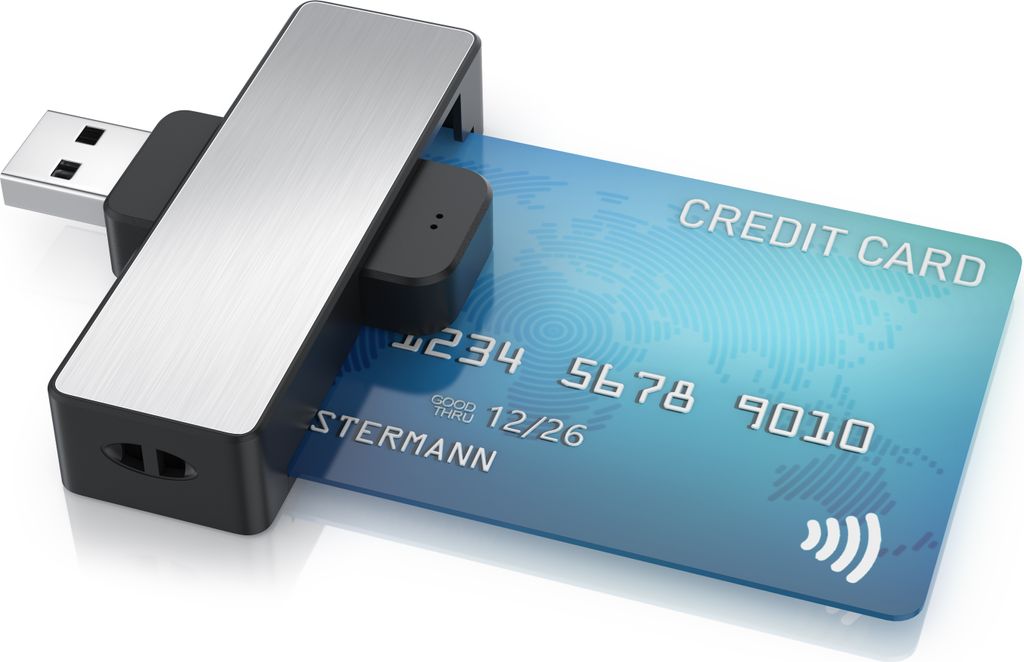 CSL Chipkartenleser, USB Smart Card Reader / Card Reader, Kartenlesegerät, ISO 7816, Win 10–11, Android, Krankenkassen & Bankkarten
