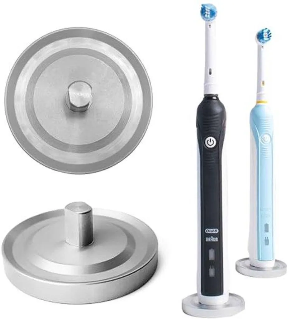 Support mural pour brosse à dents électrique argent avec étagère en aluminium