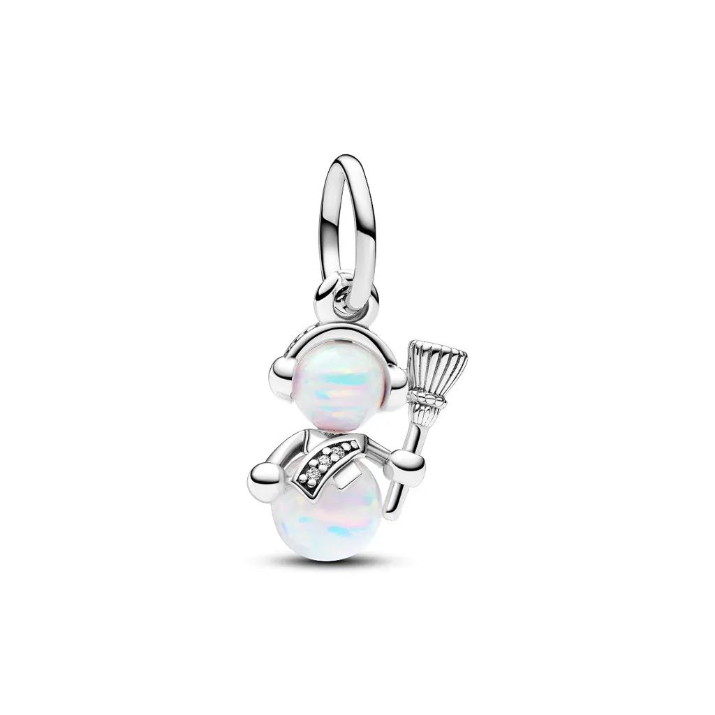 Offerta Pandora 792981C01 Charm Pupazzo Neve Opale - Acquista Online