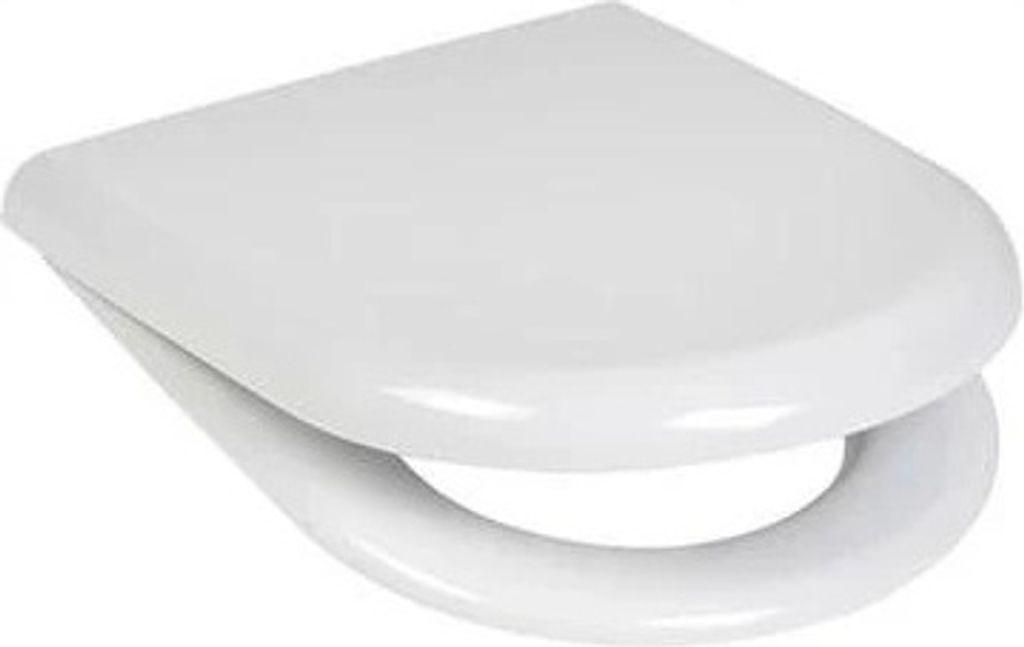 Ramm Toilettensitz kompatibel mit Cersanit Merida, WC Sitz aus antibakteriellem Duroplast, Toilettendeckel mit Absenkautomatik Soft Close