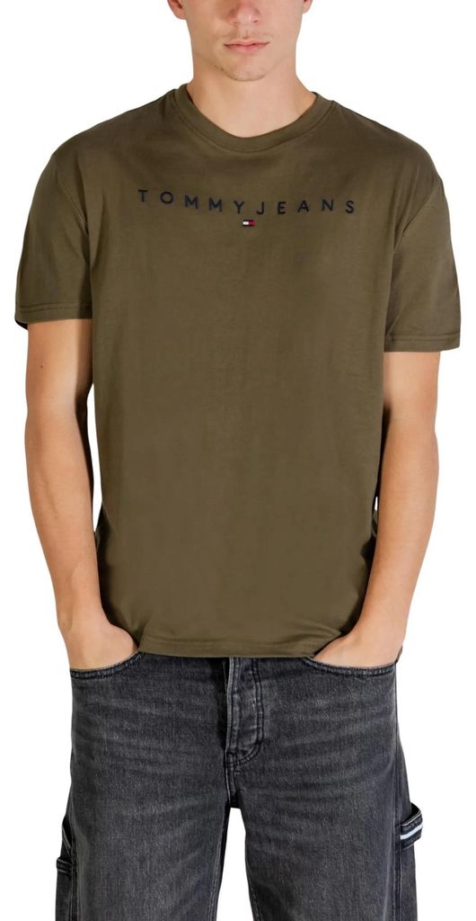 Tommy Hilfiger Jeans Herren T-Shirt Grün 497345 : Größe - S Größe: S