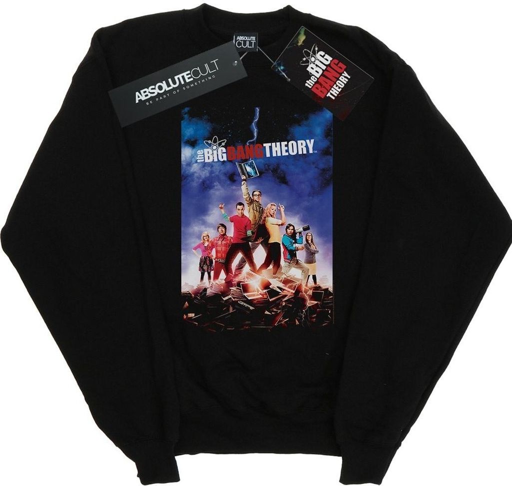 The Big Bang Theory - Sweatshirt für Damen BI7814 (XL) (Schwarz)