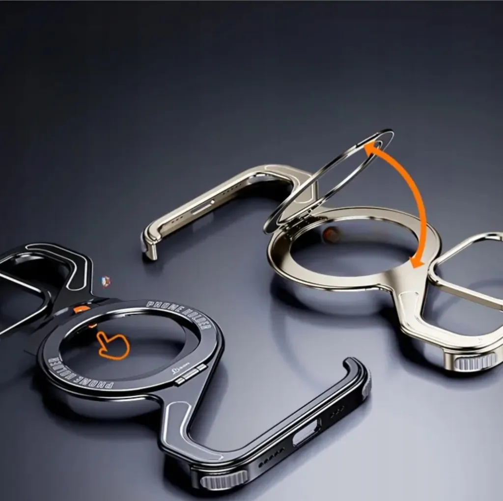 Coque iPhone 16 Pro blindée MagSafe avec support titane robuste - 9