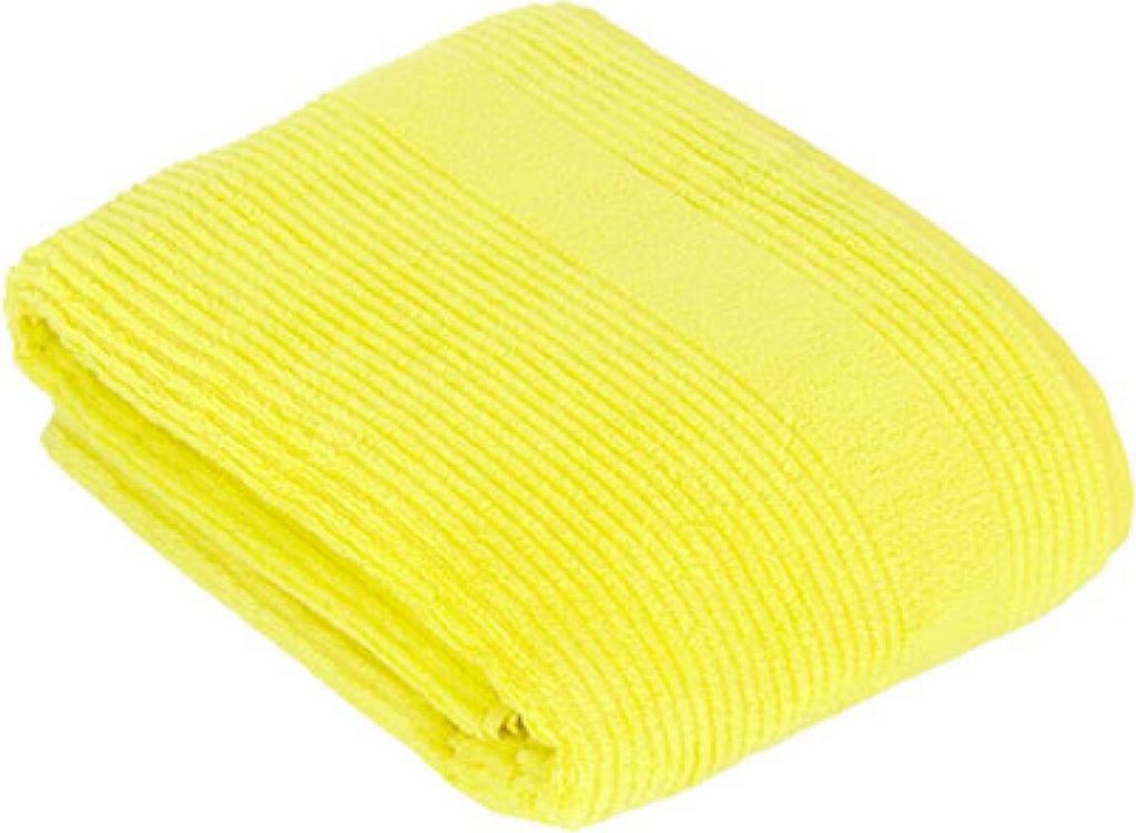 Vossen 119206 | Tomorrow Badetuch - Farbe: Electric Yellow - Größe: 100 x 150 cm