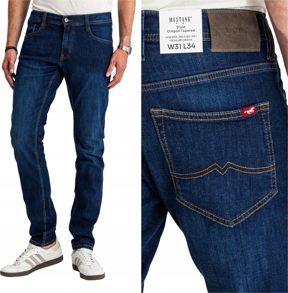 MUSTANG | Oregon Tapered | Herren-Jeans Slim Fit | W36 L34