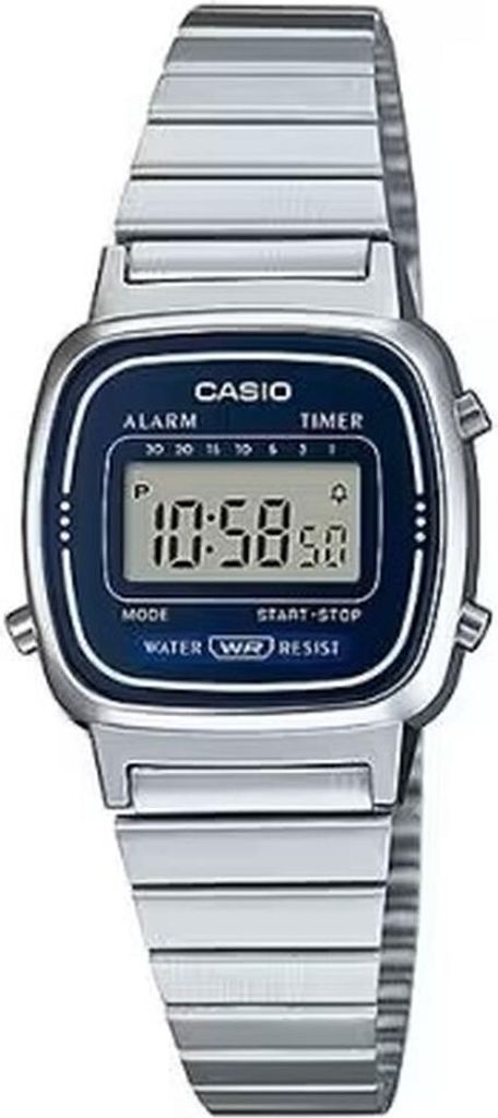 Niebieski zegarek damski Casio LADY STEEL (Ø 25 mm) Zdjęcie produktu 
