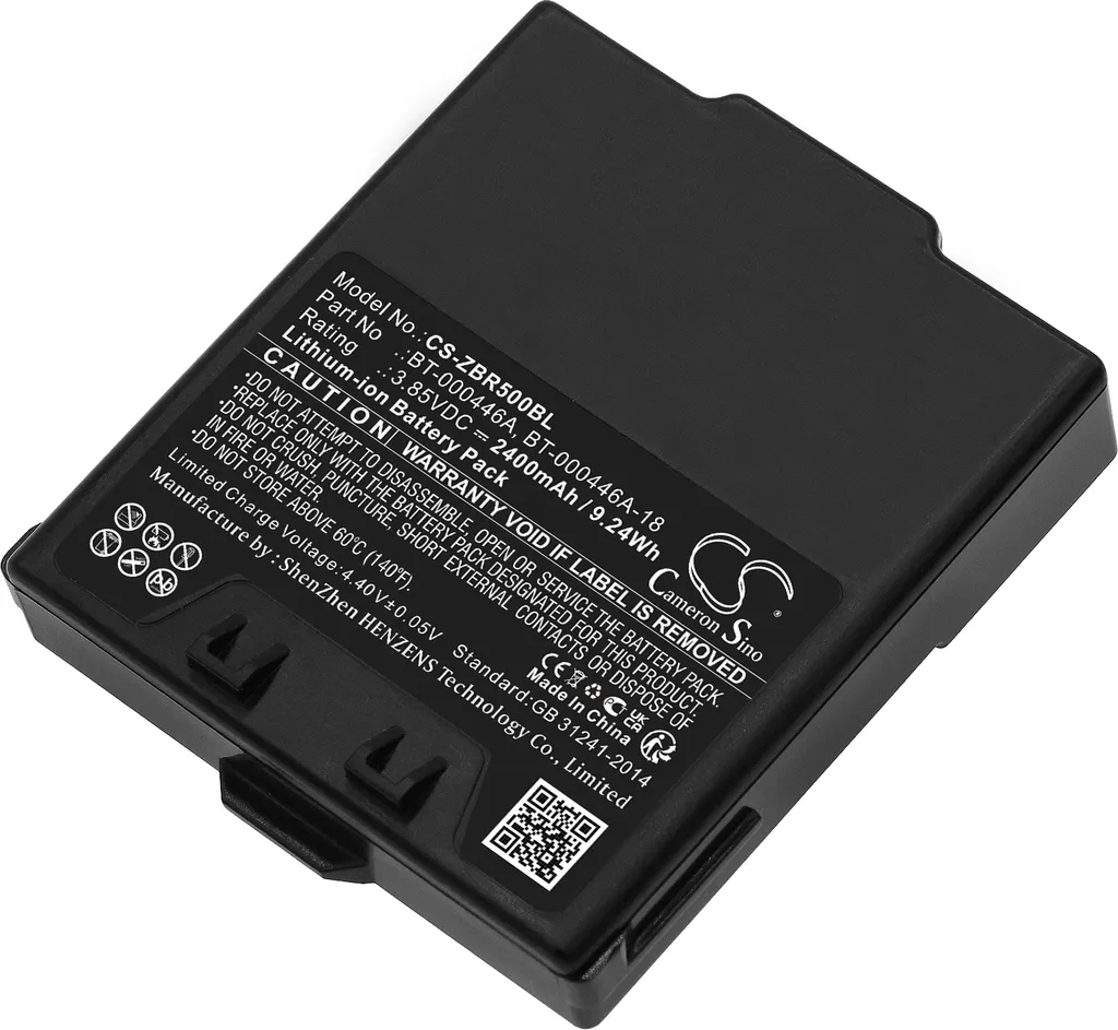 Batterie Zebra WR50 WS5000 WS5001 compatible remplace BT-000446A-18