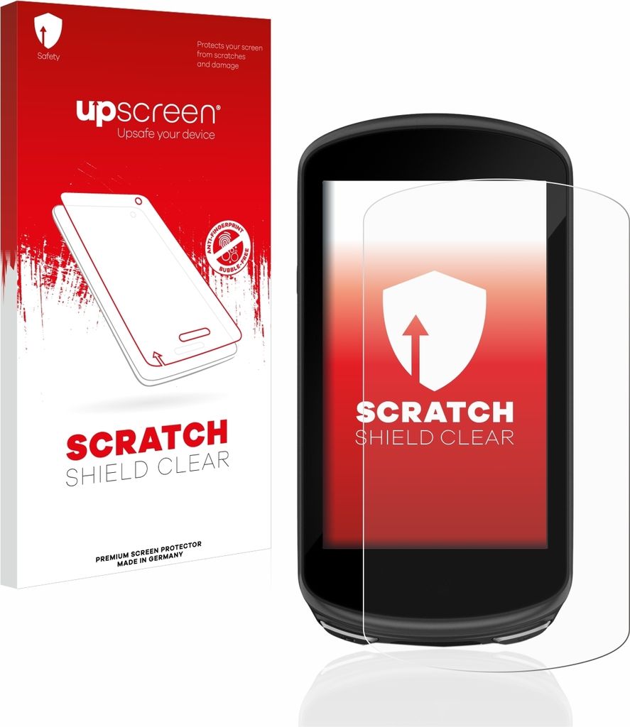 upscreen Schutzfolie für Garmin Edge 1030 Plus Displayschutz Displayschutzfolie Folie Klar Transparent