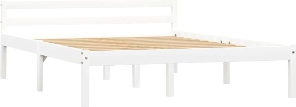 vidaXL Postel z masivu Bílá borovice 140x200 cm Obrázek produktu 