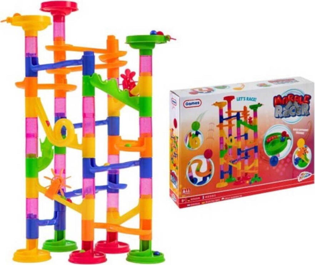 Murmelbahn Spiel Grafix Family Games - 74-teilig