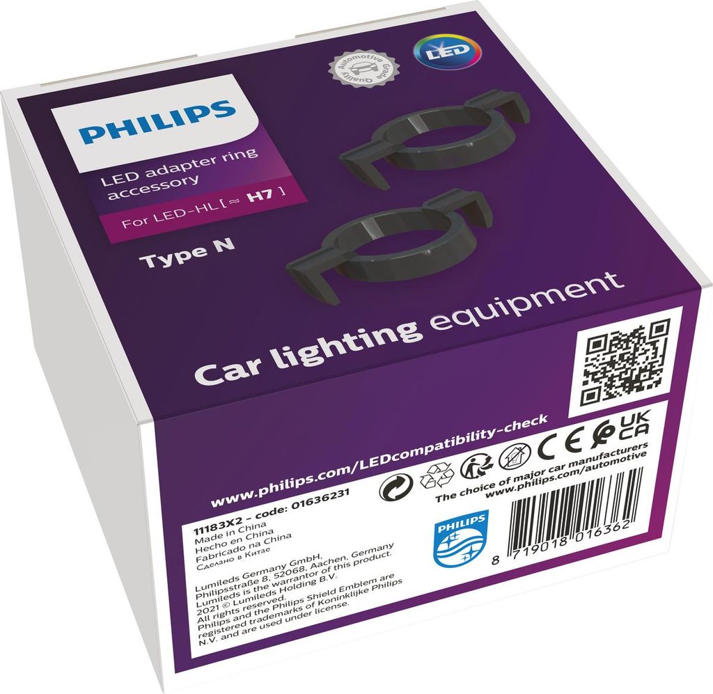Philips LED Adapter rings LUM11183X2 Typ N Adapterringe, Produktbild 