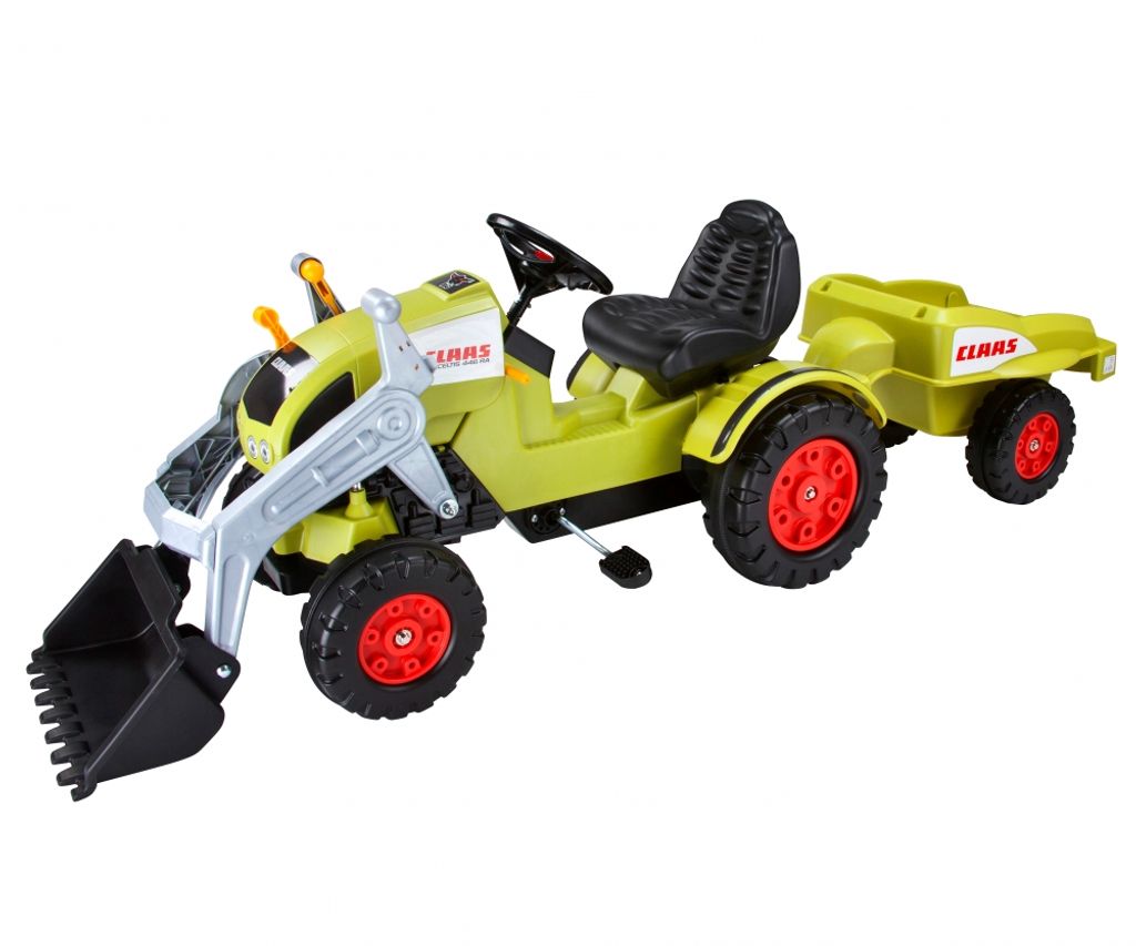 BIG - Claas-Celtis Loader mit Trailer, Traktor mit Anhänger Produktbild 
