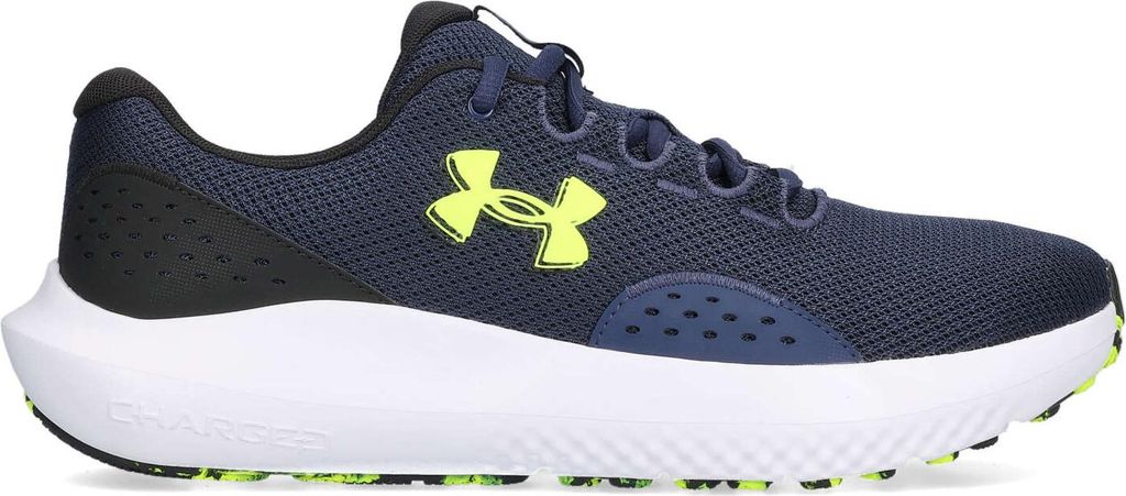 Under Armour Surge 4 Washed Navy-Black-High Vis Yellow Größe EU 45,5