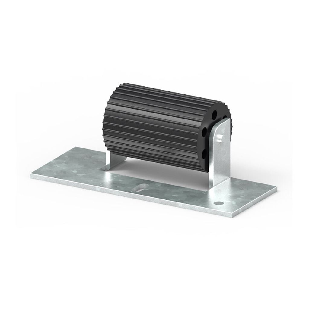 Abdruckrolle zur Rollladenführung, 42 mm lang, Gesamthöhe 34 mm