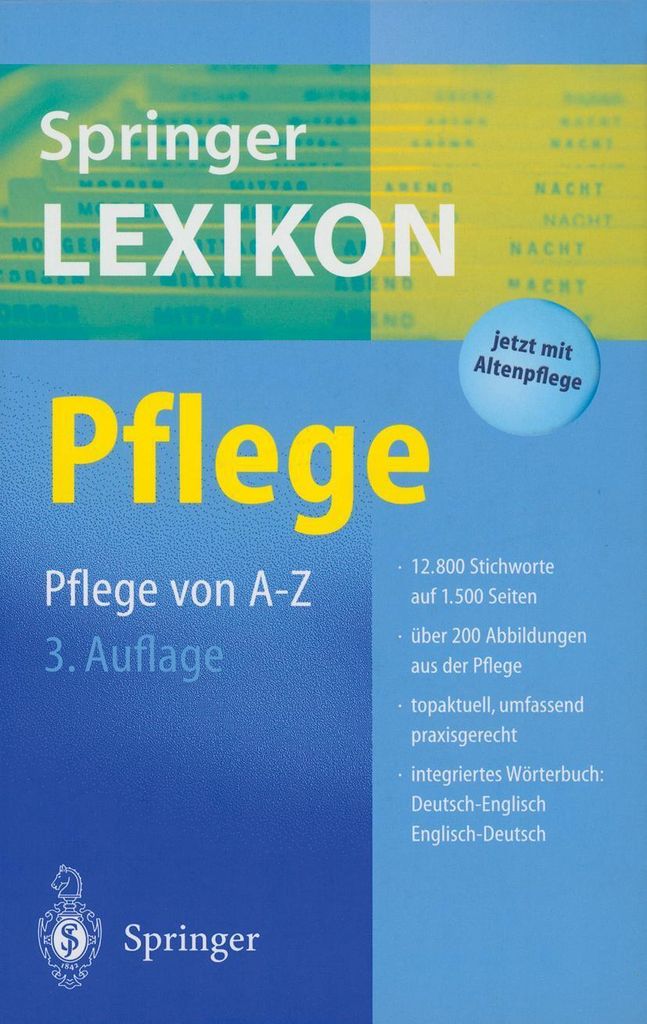 Springer Lexikon Pflege Produktbild 