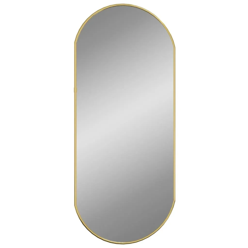 Specchio Ovale Dorato 70x30 cm vidaXL | Arredo Parete Elegante e Moderno