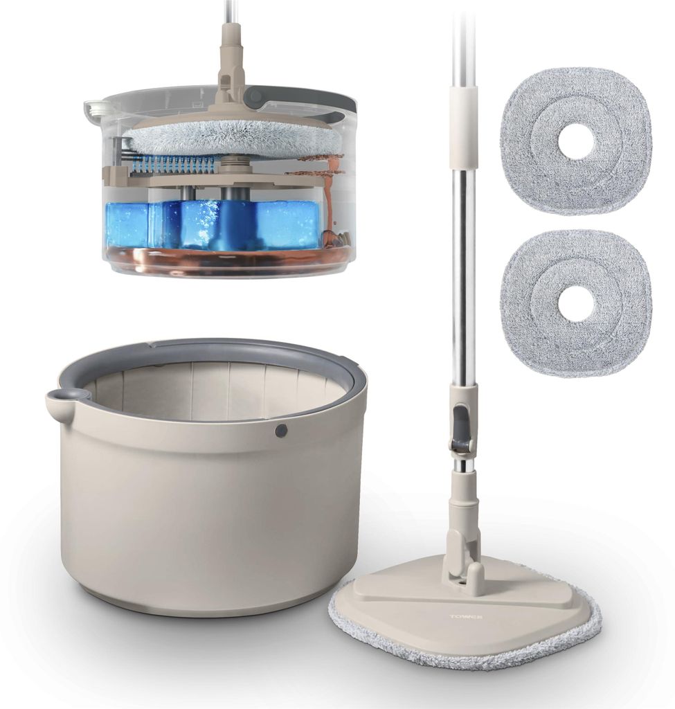 Tower Duo: Mocio compatto con secchio. Separazione efficace Immagine del prodotto 