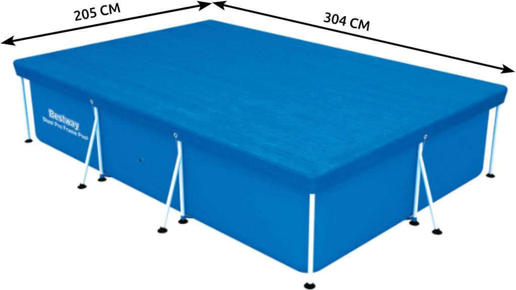 Kryt na bazén Bestway Flowclear 304x205x66 cm Obrázok produktu 