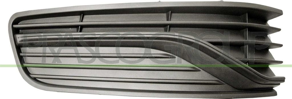 PRASCO Lüftungsgitter Grill Stoßfänger für VW Polo Schrägheck (6R1, 6C1) Schwarz