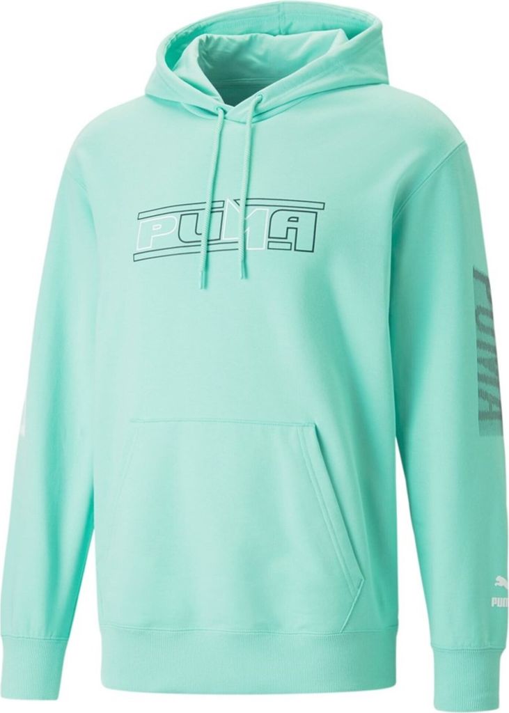 Puma SWXP GRAPHIC HOODIE GRÜN S