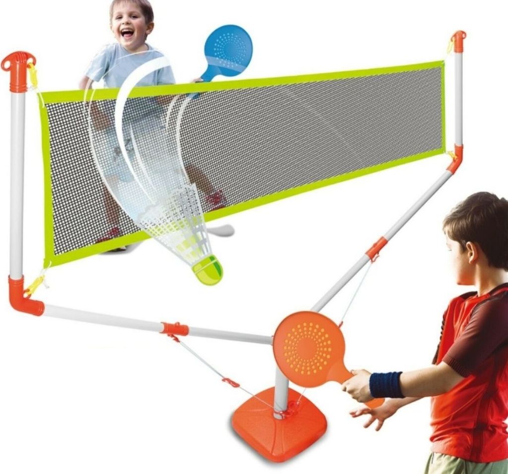 KIK KX5597 Badminton-Set für Kinder - Netz, Schläger, Bälle