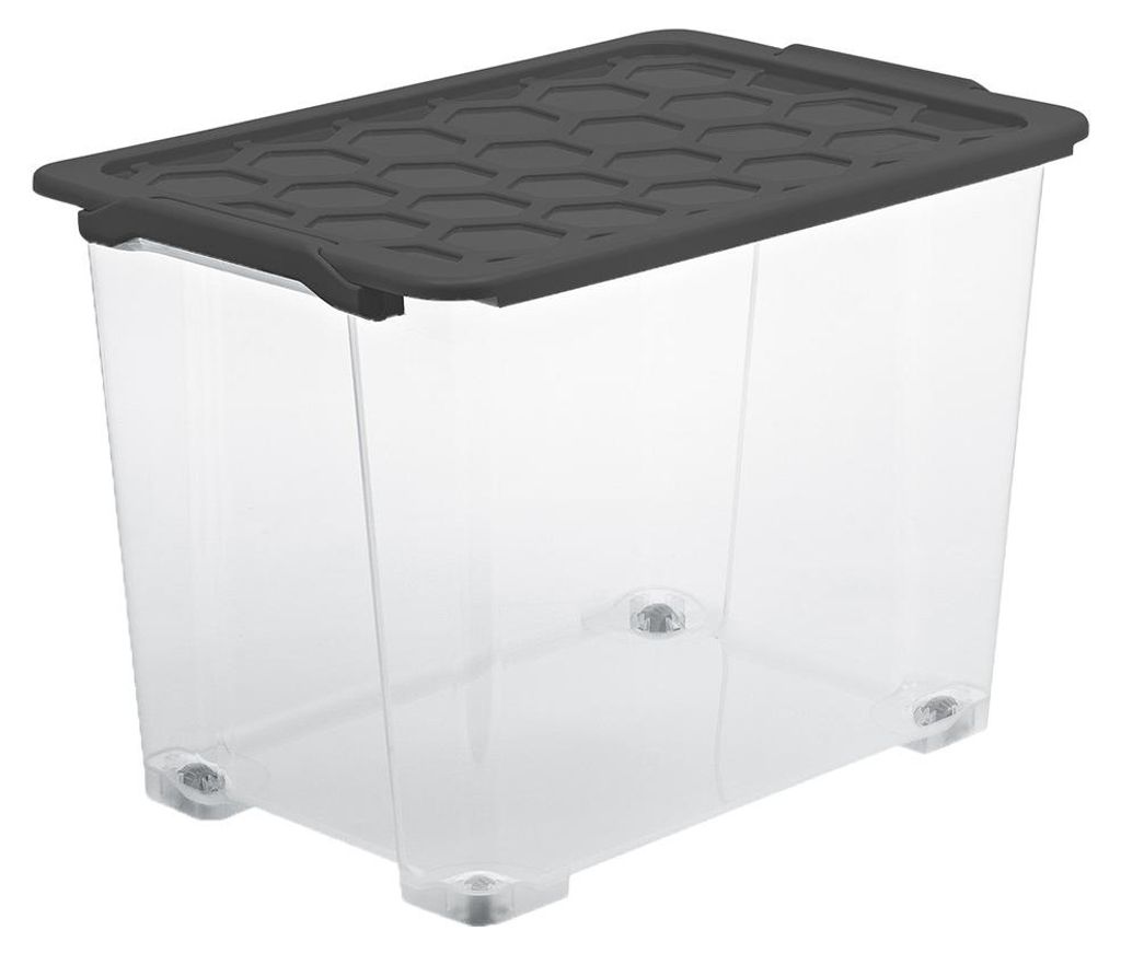 Rotho Aufbewahrungsbox mit Rollen 65L Evo Total - Produktbild 