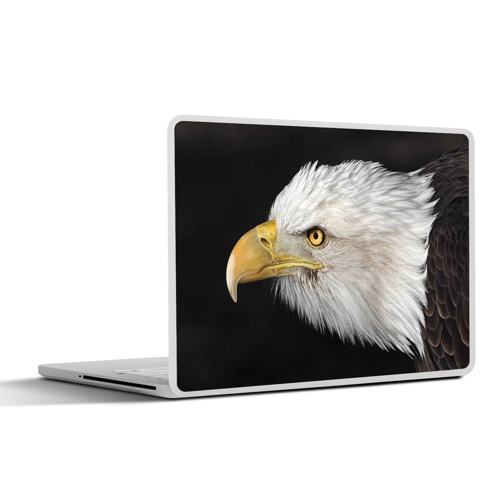 MuchoWow Laptop Aufkleber Sticker Cover Adler - Vogel - Schnabel - Augen 36.5x27.5 cm - Laptop-Sticker