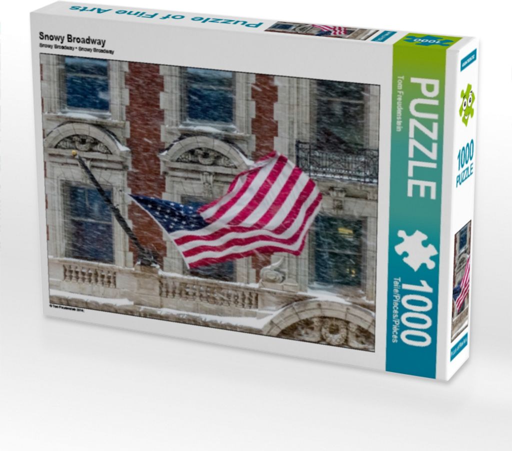 Calvendo Snowy Broadway 1000 Teile Puzzle quer 640x480mm, Freudenstein Tom; 7382732