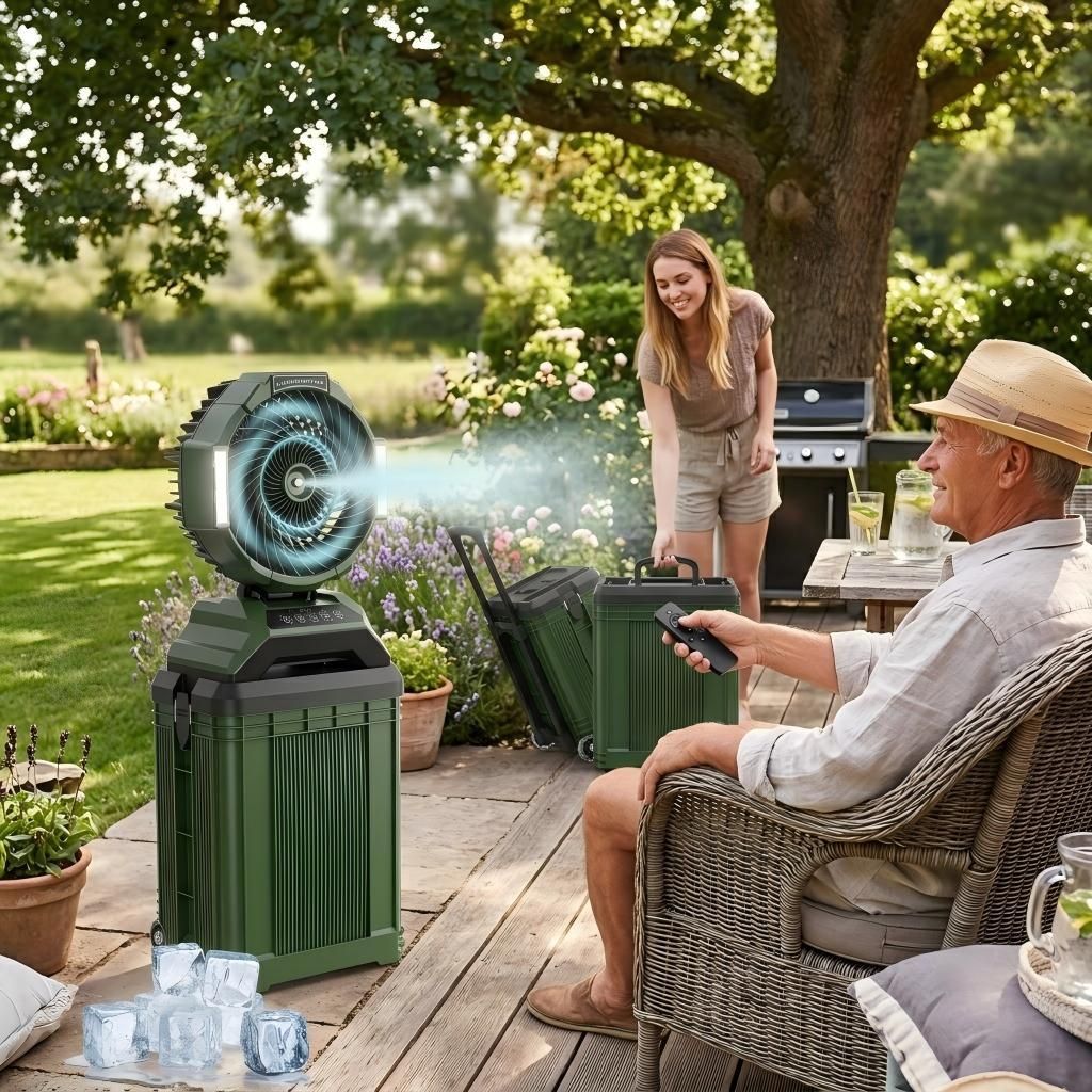 AIORBER 15 L : ventilateur brumisateur sans fil pour le Image du produit 