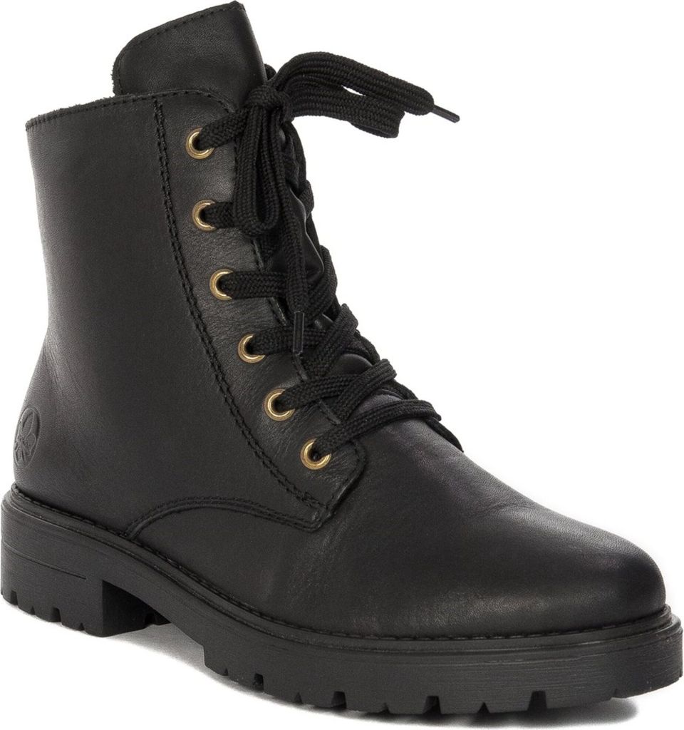 Rieker Veterschoenen Hoog Veterschoenen Hoog - Zwart - Maat 41