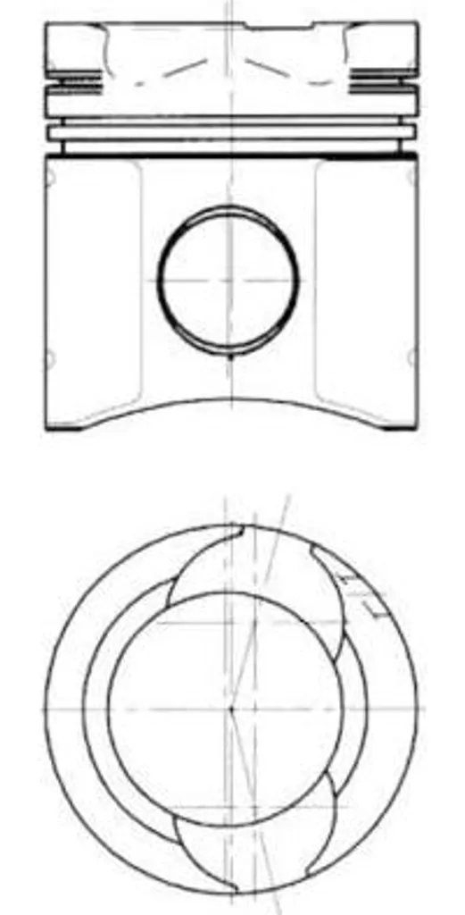 Piston pour réparation moteur compatible Logan et Fiorino - Montage Facile