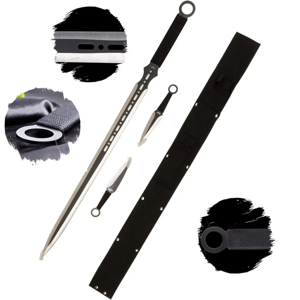 Set Ninja Design 68 cm avec Étui Élégant et Accessoires pour la Maison